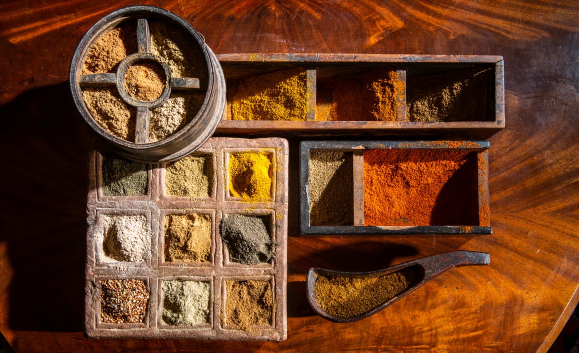 Photo de mélanges d'épices pour poisson