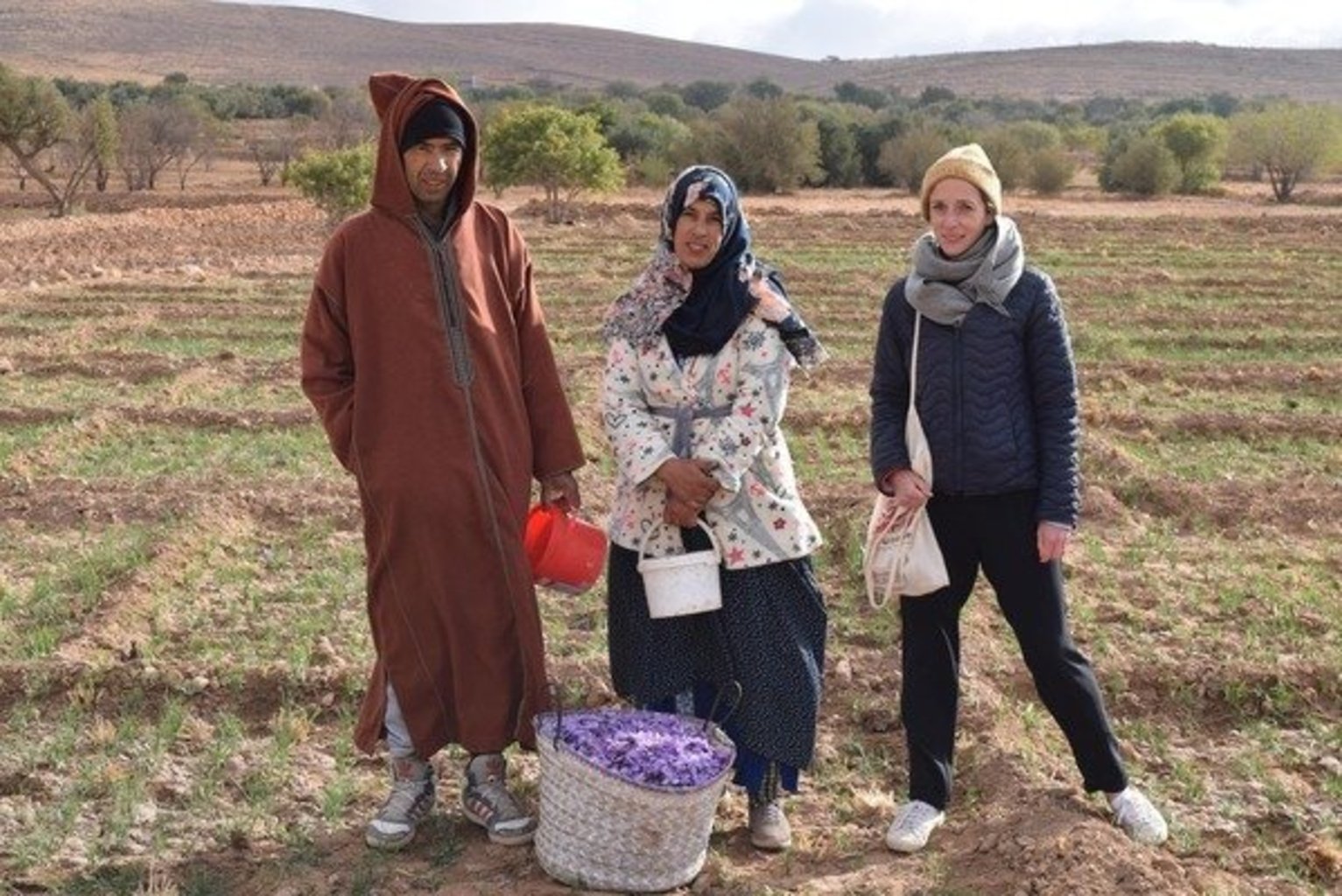 Mathilde et la famille des cueilleurs de safran