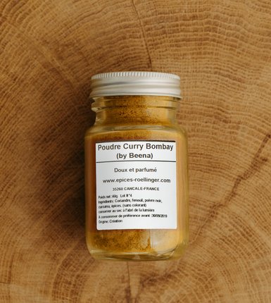 Photo du flacon de curry Bombay Roellinger