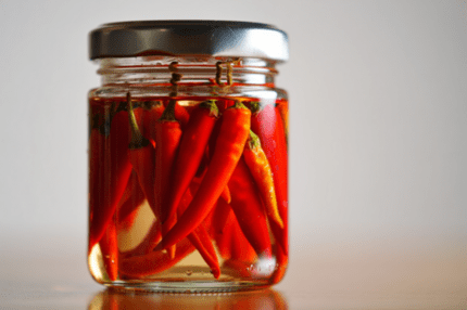 Photo de piments en conserve