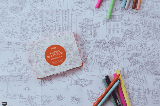 Coloriage Les Maisons de Bricourt x Omy