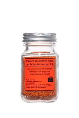 Piment du Béarn fumé au bois de laurier F4